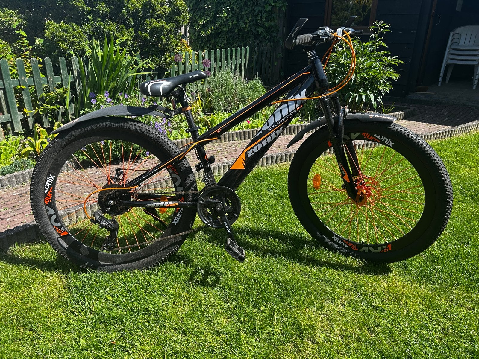 Zonix MTB 26 inch - 21 versnellingen - Schijfremmen, Gebruikt, Hardtail, 49 tot 53 cm, Schijfrem