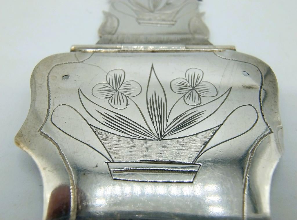 Zilveren bijbelslot, ca. 1870, Antiek en Kunst, Verzenden, Zilver