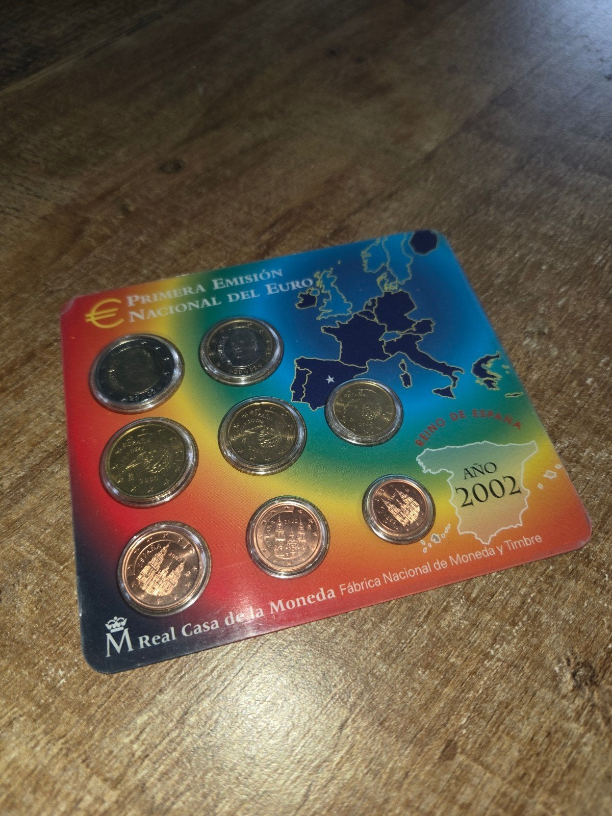 Spaanse Euro Muntset 2002 - Primera Emisión Nacional, Ophalen of Verzenden, Spanje, Overige waardes, Setje