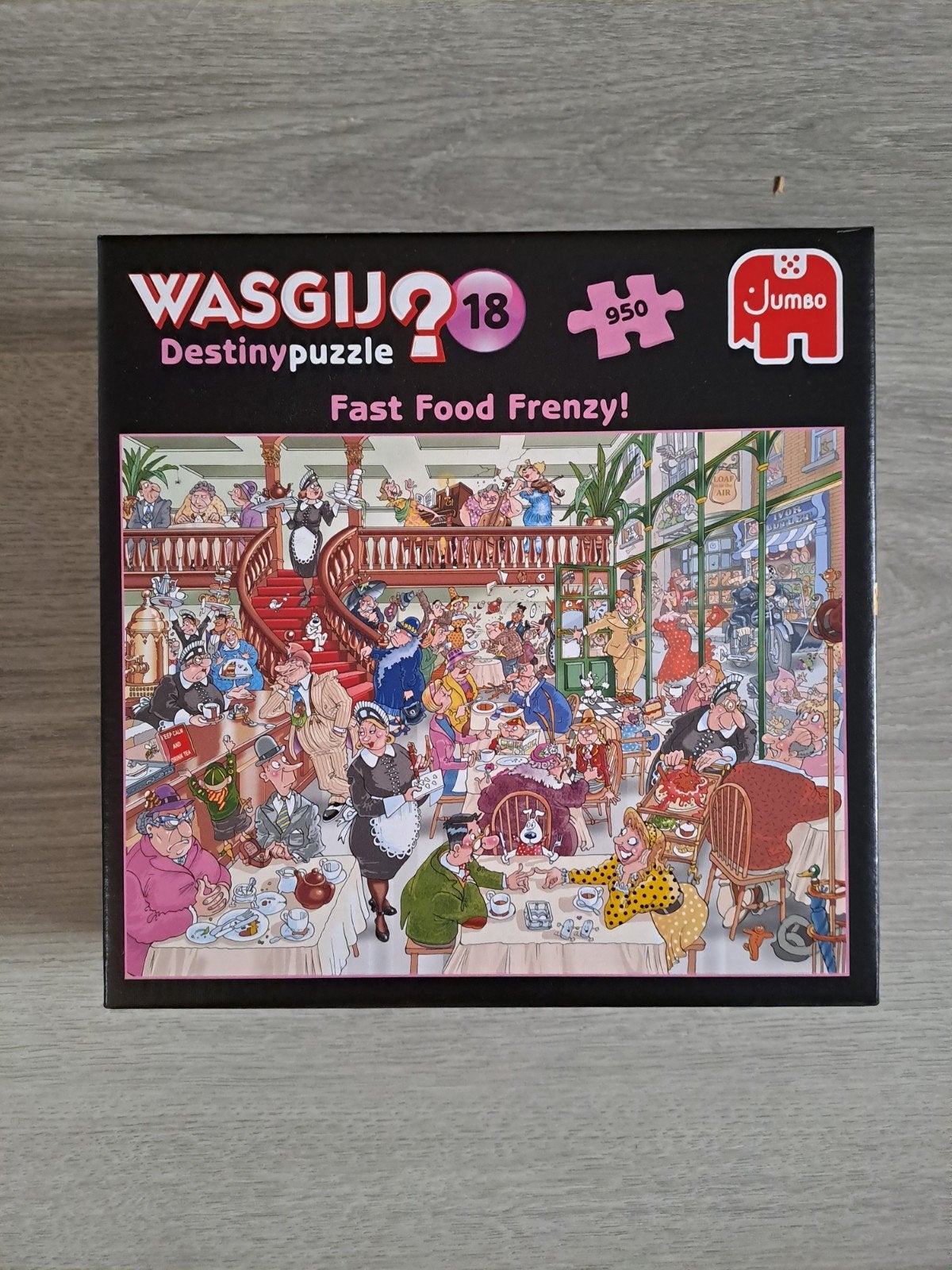 Wasgij Destiny 18: Fast Food Frenzy! 950 stukjes puzzel, Ophalen of Verzenden