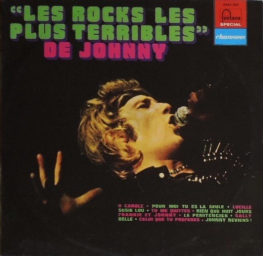 Johnny Hallyday LP "Les Rocks Les Plus Terribles", Ophalen, LP, Gebruikt, Reissue