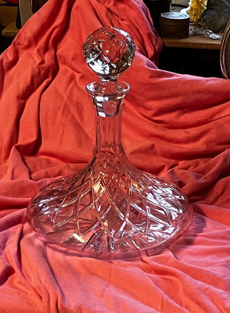 Karaf, decanter met stop, Antiek en Kunst, Ophalen of Verzenden