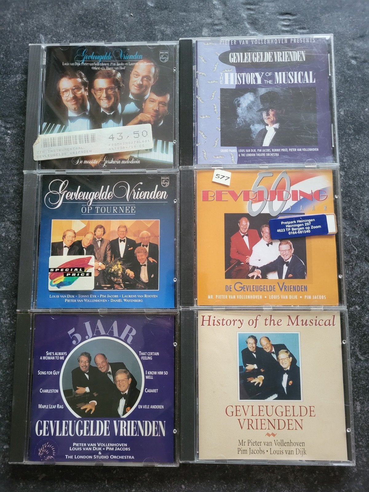 Gevkeugelde vrienden 6 cd's partij collectie, Ophalen of Verzenden, Gebruikt