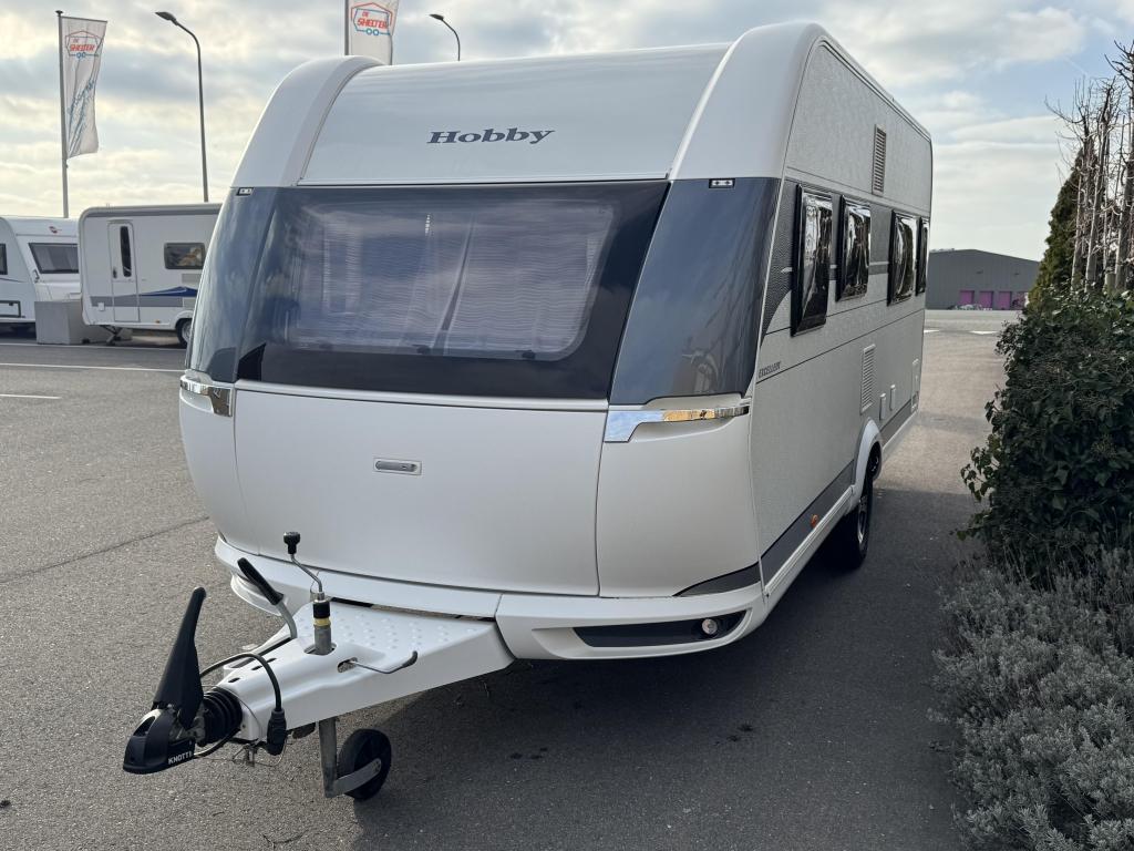 Hobby Excellent 540 WLU Mover,luifel,2000 kg as, Caravans en Kamperen, Caravans, Schokbreker, Rondzit, Hobby, Bedrijf
