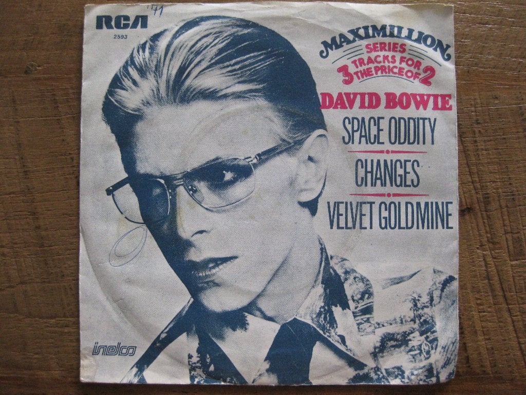 Maxi vinyl single David Bowie   "Space oddity", Ophalen of Verzenden, Gebruikt, Pop