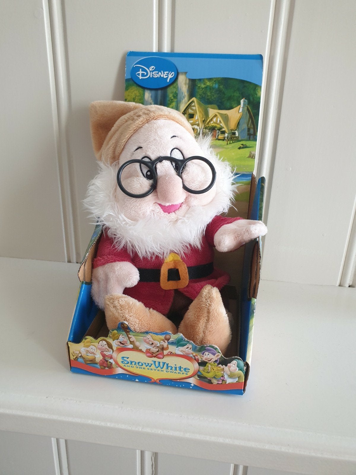 Knuffel Dwerg Doc Sneeuwwitje Disney, Ophalen of Verzenden, Zo goed als nieuw, Overige typen