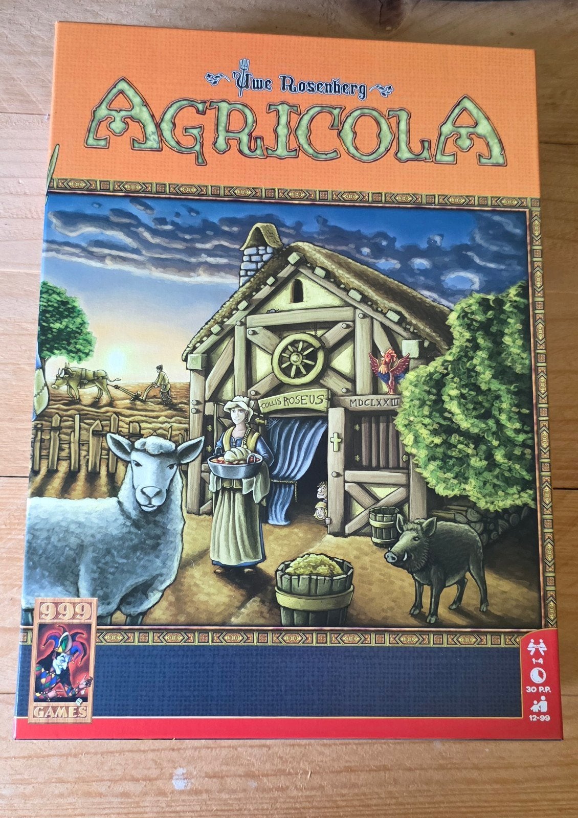 Agricola Bordspel - Strategisch Boerenleven, Een of twee spelers, Ophalen of Verzenden, Gebruikt, 999 Games