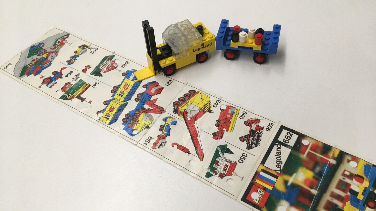 Lego 652 reachtruck, Gebruikt, Overige thema's, Lego, Ophalen of Verzenden