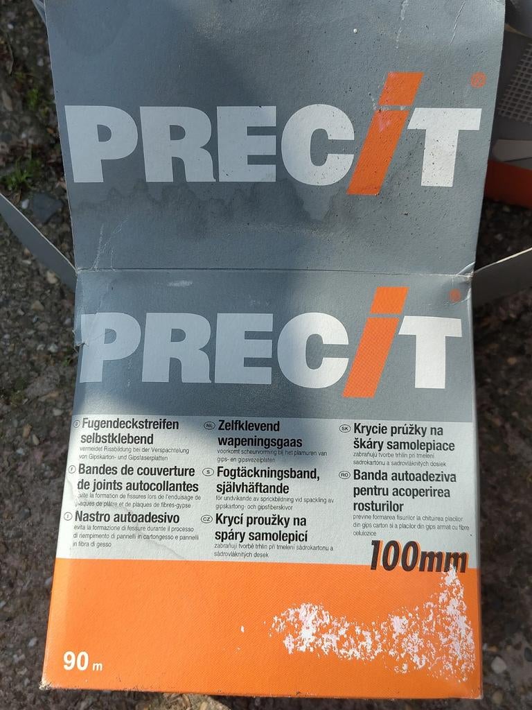 Precit zelfklevend wapeningsgaas 100mm x 90m, Ophalen of Verzenden, Nieuw, 250 mm of meer, Overige typen