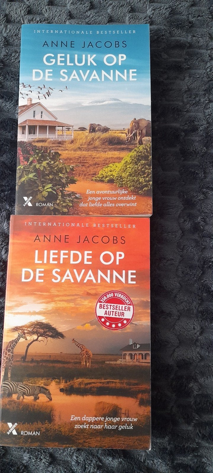 Geluk op de Savanne en Liefde op de Savanne., Ophalen of Verzenden, Zo goed als nieuw