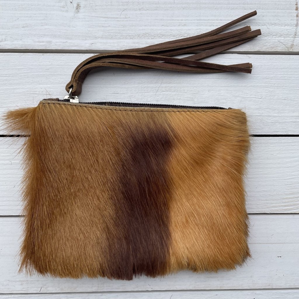 Tas Kim springbok oker 16x12cm #K-3 | Lederstore, Geel, Nieuw, Avondtasje, Grotestraat 32, 5836 AG, Sambeek, The Netherlands