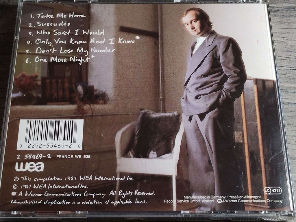 Phil Collins – 12\"ers, Cd's en Dvd's, Ophalen of Verzenden, Gebruikt