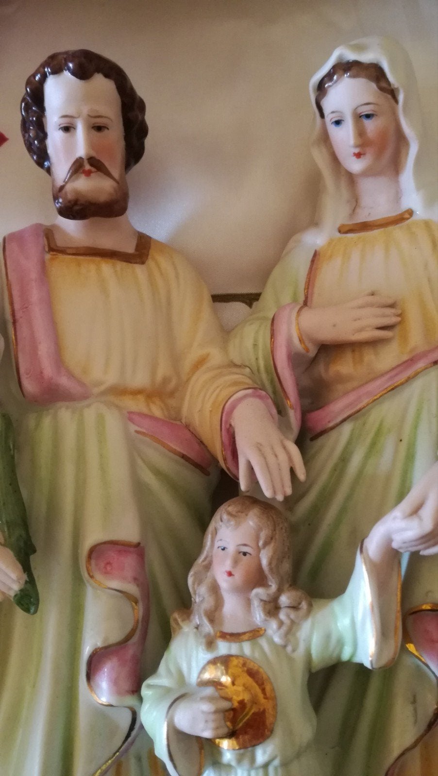 antiek religieus heilige familie beeld, Antiek en Kunst, Ophalen