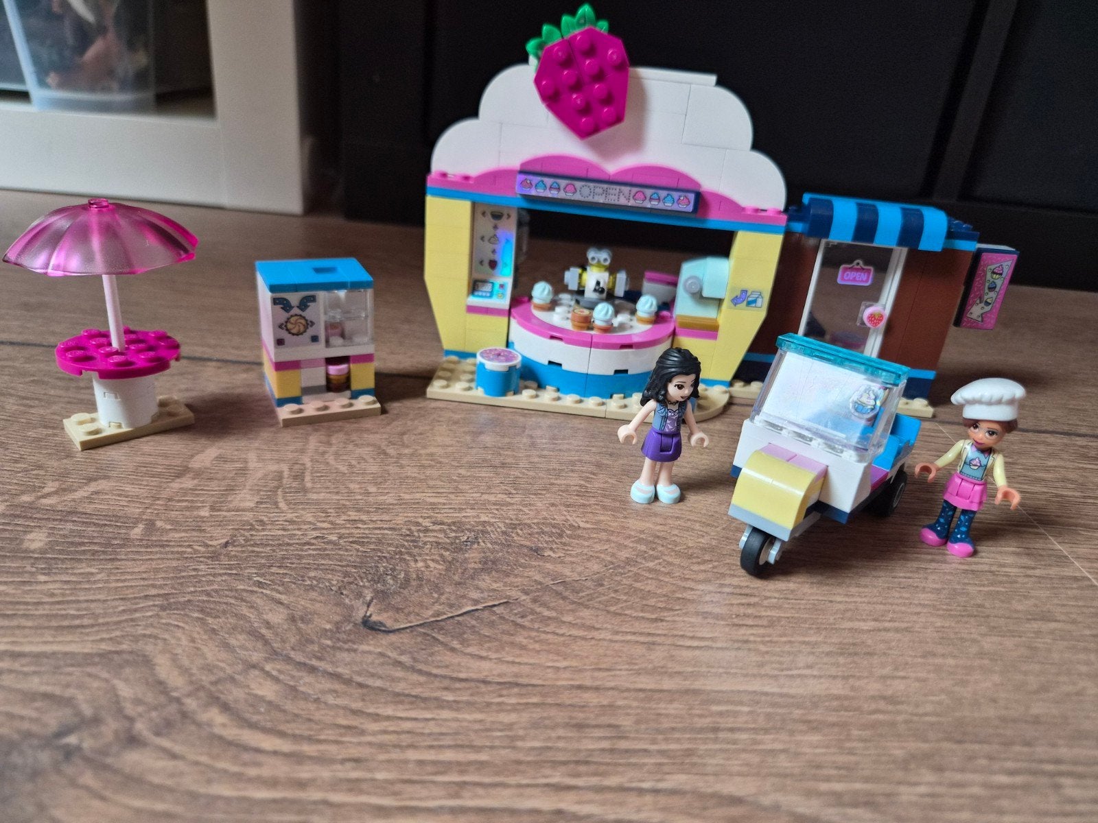 LEGO Friends 41366 Olivia's Cupcake Café in zeer nette staat, Ophalen of Verzenden, Gebruikt, Overige merken
