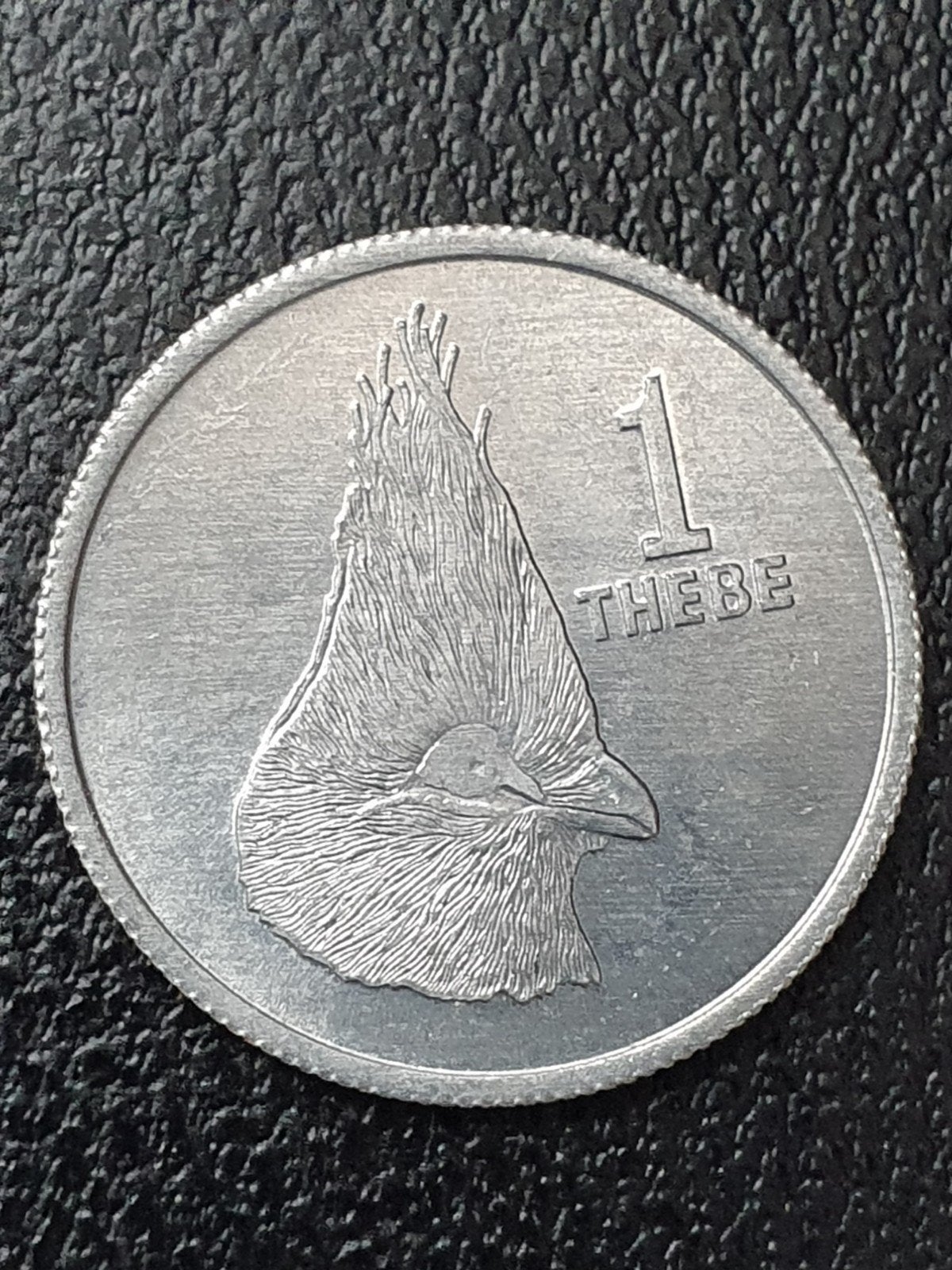 1 Thebe munt uit 1976 Botswana, Postzegels en Munten, Munten | Afrika, Ophalen of Verzenden, Losse munt