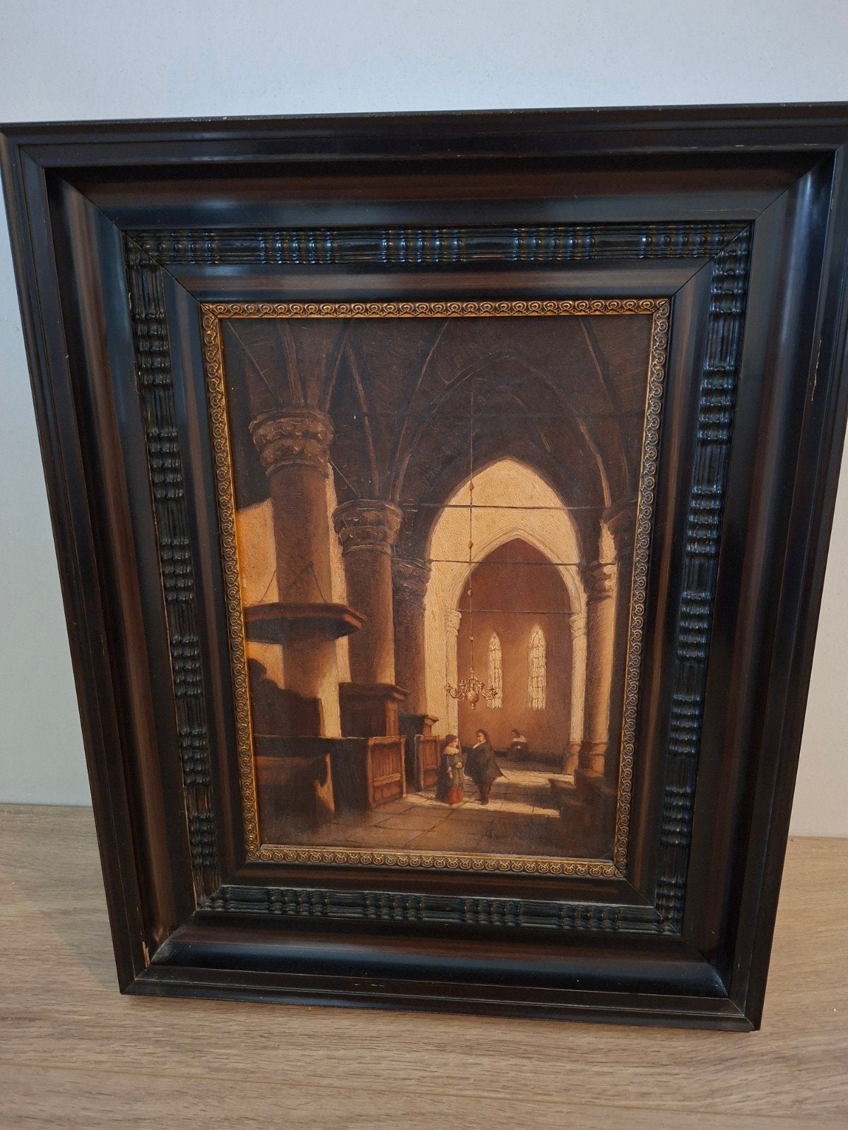 Schilderij op houten paneel Jan Baptist Tétar van Elven, Ophalen