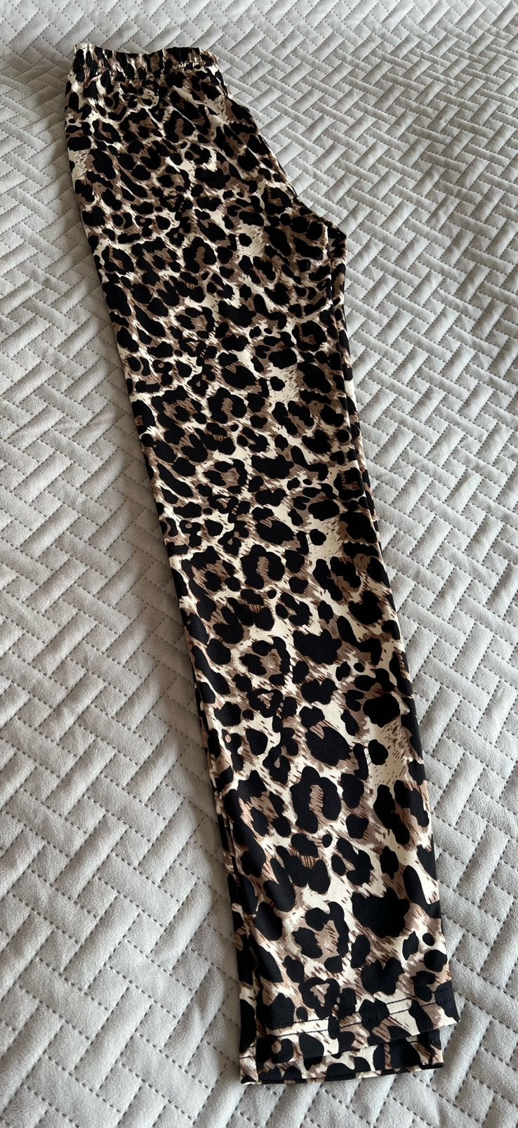 Legging met luipaard print van Kaffe, maat M, Legging, Bruin, Maat 40/42 (M), Ophalen of Verzenden