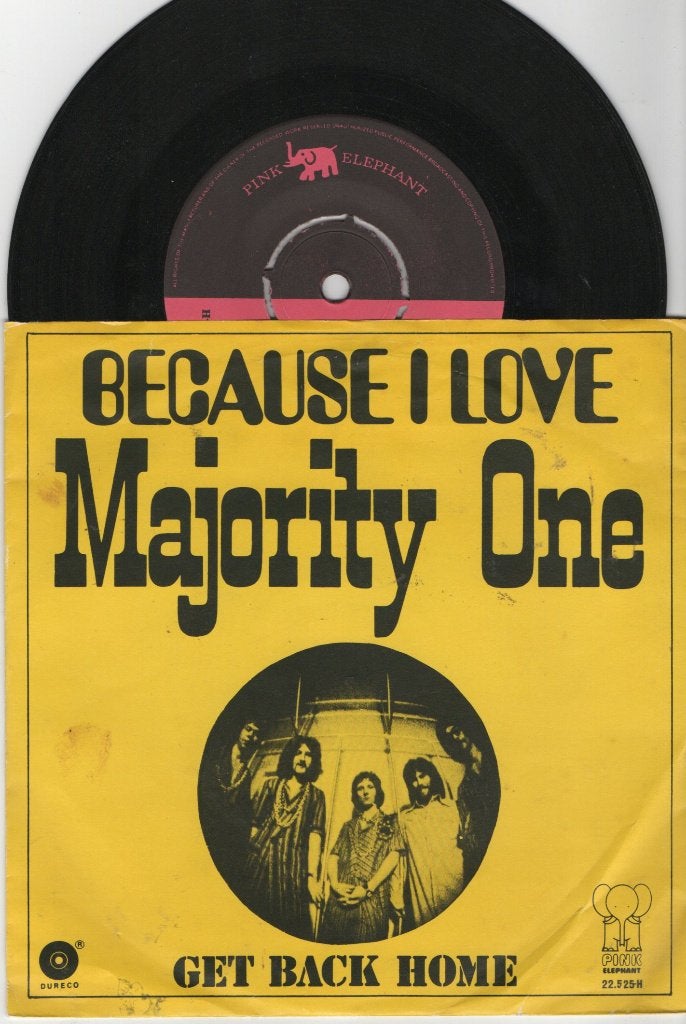 Majority One – Because I Love, Ophalen of Verzenden, Gebruikt, 7 inch, Pop