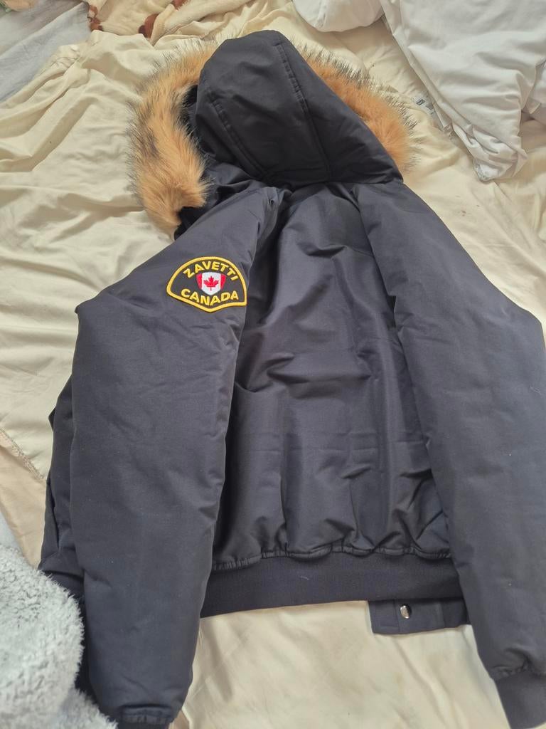 Zavetti Canada jas - Maat XL (valt kleiner), Maat 52/54 (L), Zavetti Canada, Zwart, Ophalen of Verzenden
