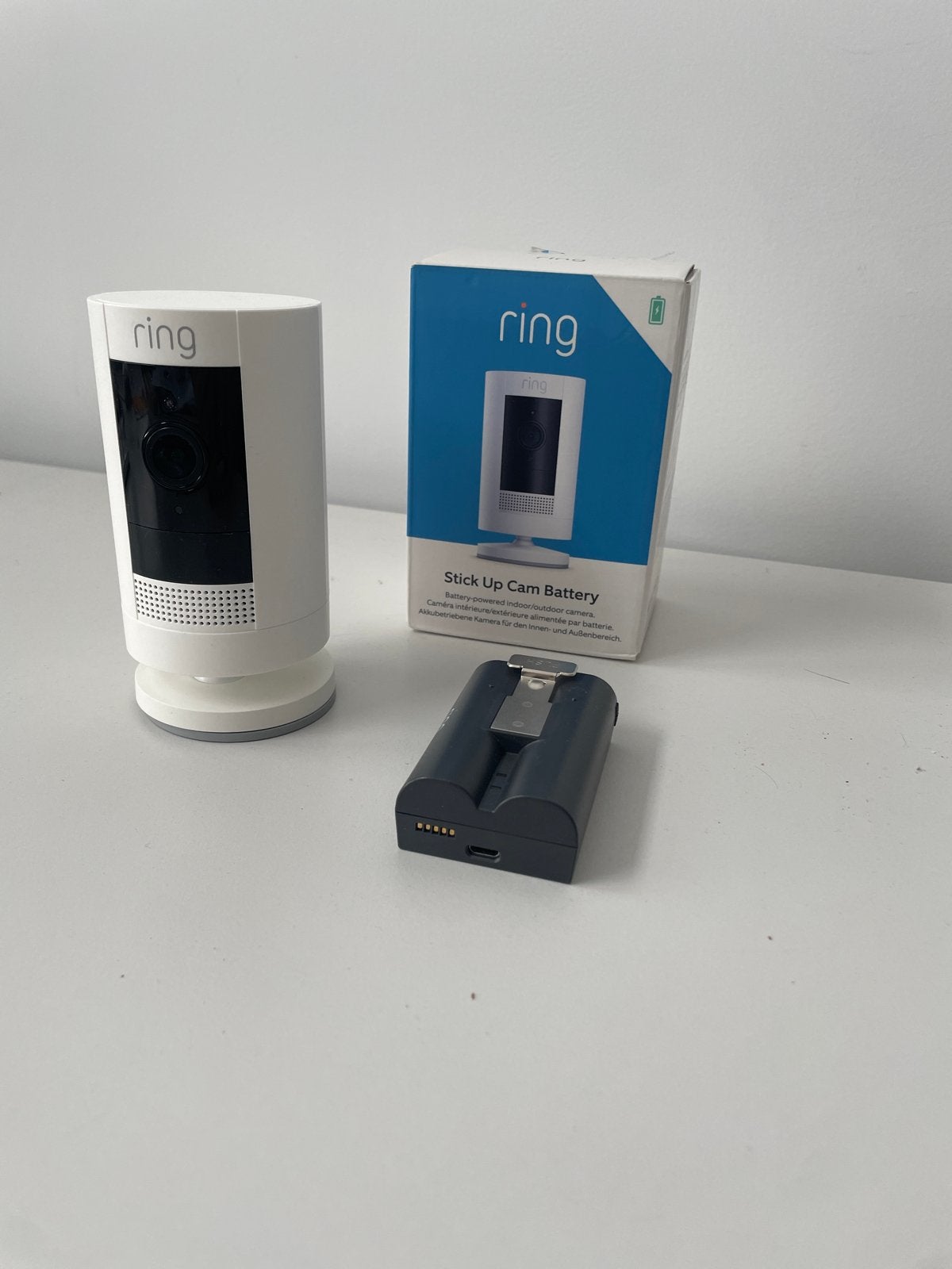 Ring Stick Up Cam Battery - Beveiligingscamera, Ophalen of Verzenden, Zo goed als nieuw