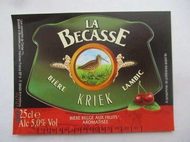 bieretiket Belgie 5-7 (D28) belle vue, Verzamelen, Ophalen of Verzenden, Gebruikt, Overige typen, Overige merken