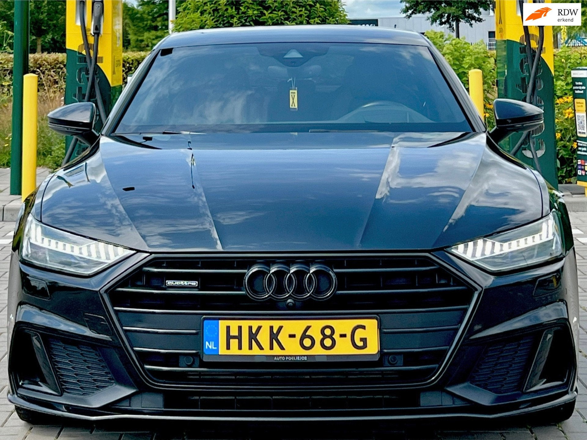 Audi A7 Sportback 55 TFSI e quattro Competition MATRIX/S-LIN, Auto's, Dealer onderhouden, Gebruikt, 4 cilinders, Zwart