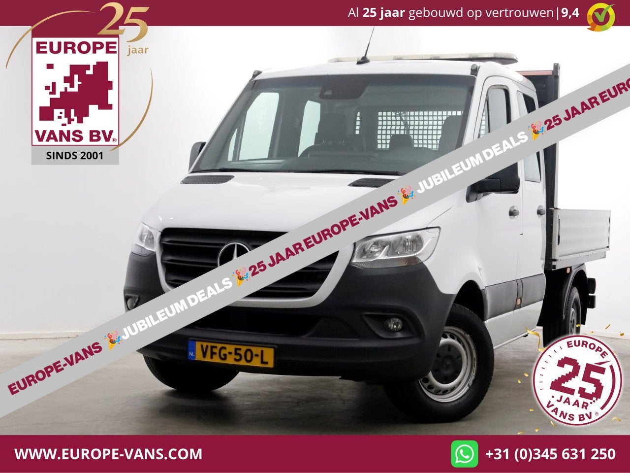 Mercedes-Benz Sprinter 314 CDI 143pk RWD 7G Automaat L2H1 D., Auto's, Achterwielaandrijving, Gebruikt, 2800 kg, Bedrijf