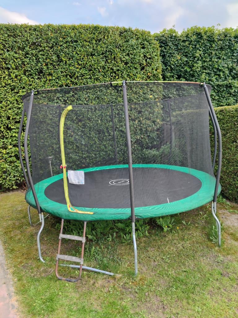 400cm Trampoline in nieuwstaat, Ophalen, Zo goed als nieuw