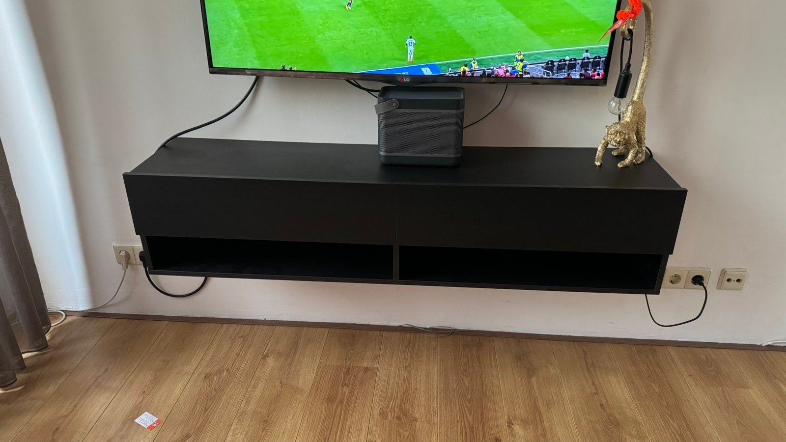Zwart hang dressoir., Ophalen, Zo goed als nieuw, Minder dan 150 cm, Minder dan 100 cm