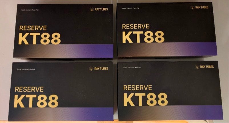 4 sets Ray Tubes KT88 Reserve buizen - Nieuw in doos, Verzenden, Buis of Buizen
