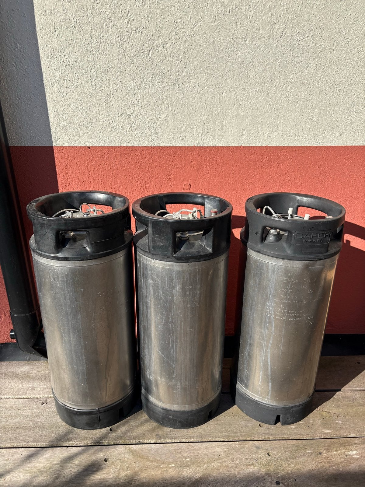 3x Soda kegs 19 liter - Ook los te koop, Ophalen, Gebruikt