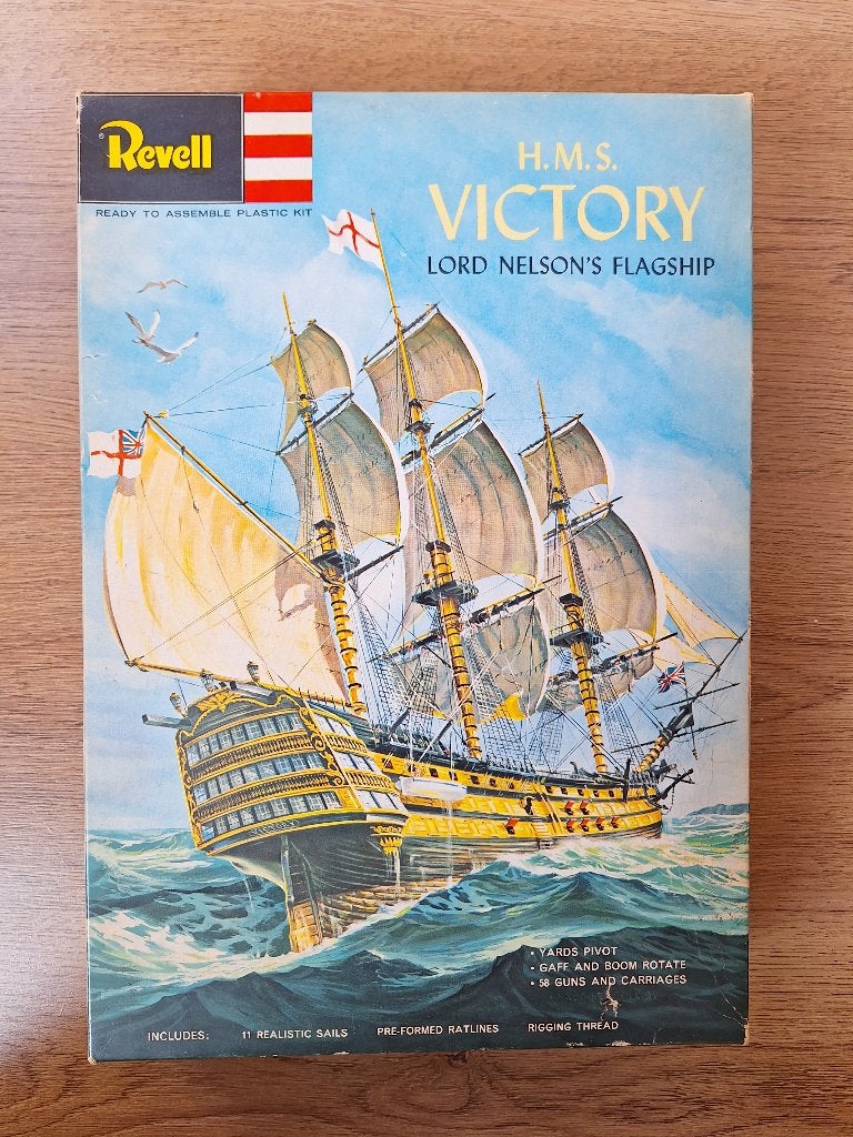 1:225 1/225 Revell H.M.S. Victory Lord Nelson’s Flagship, Ophalen of Verzenden, Zo goed als nieuw, 1:200 of kleiner, Revell