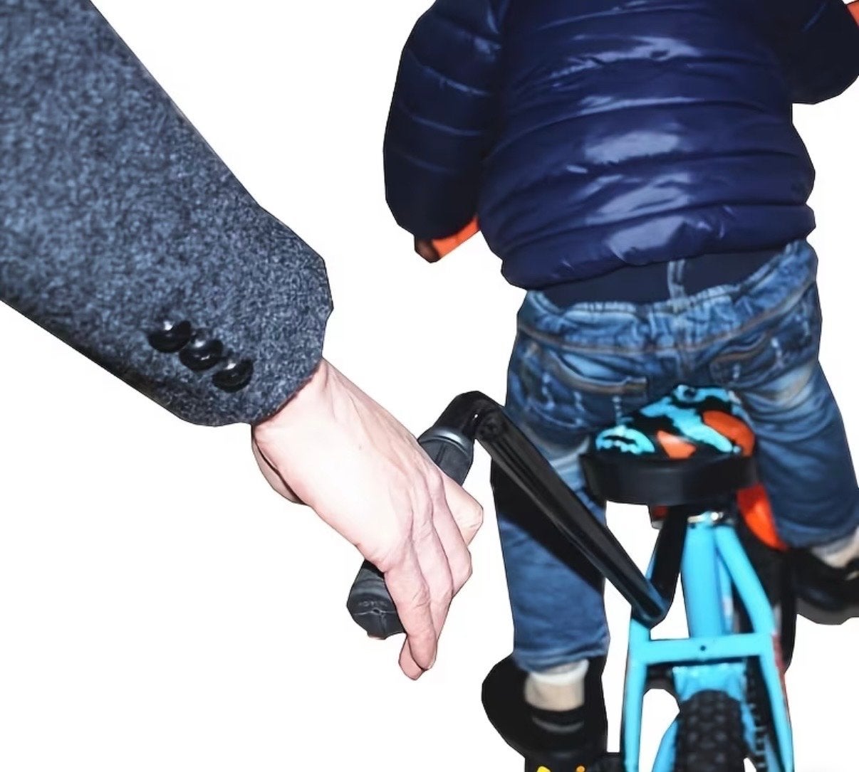 Fietsstang om te leren fietsen, Ophalen, Zo goed als nieuw
