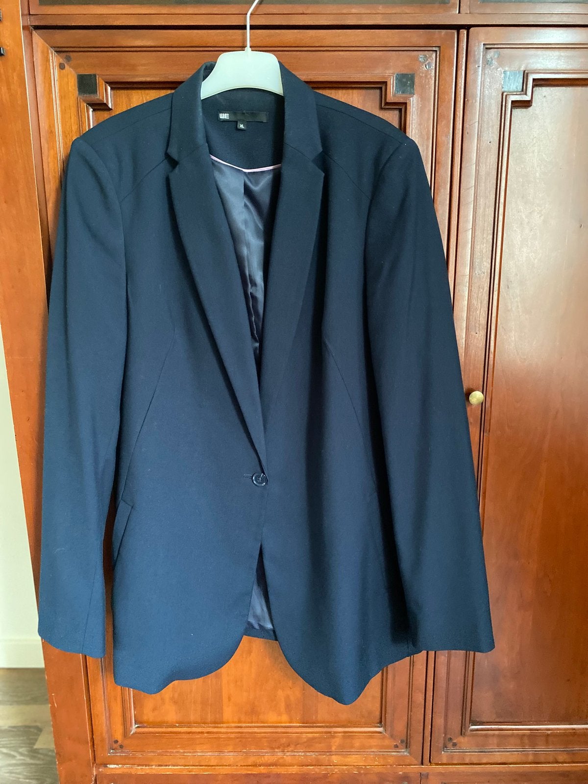 WE donkerblauwe blazer mt xl, Ophalen of Verzenden, Nieuw, Maat 46/48 (XL) of groter, Blauw