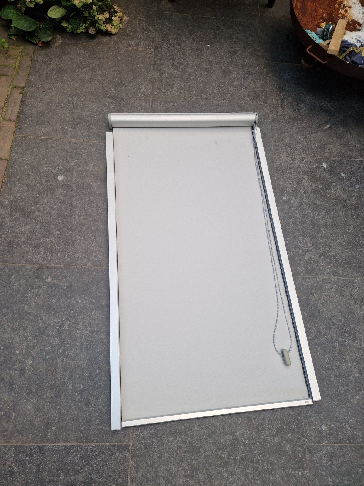 Verano Rolgordijn 70.5 x 127 cm - Grijs, Ophalen, Gebruikt, Overige merken, Rolgordijn