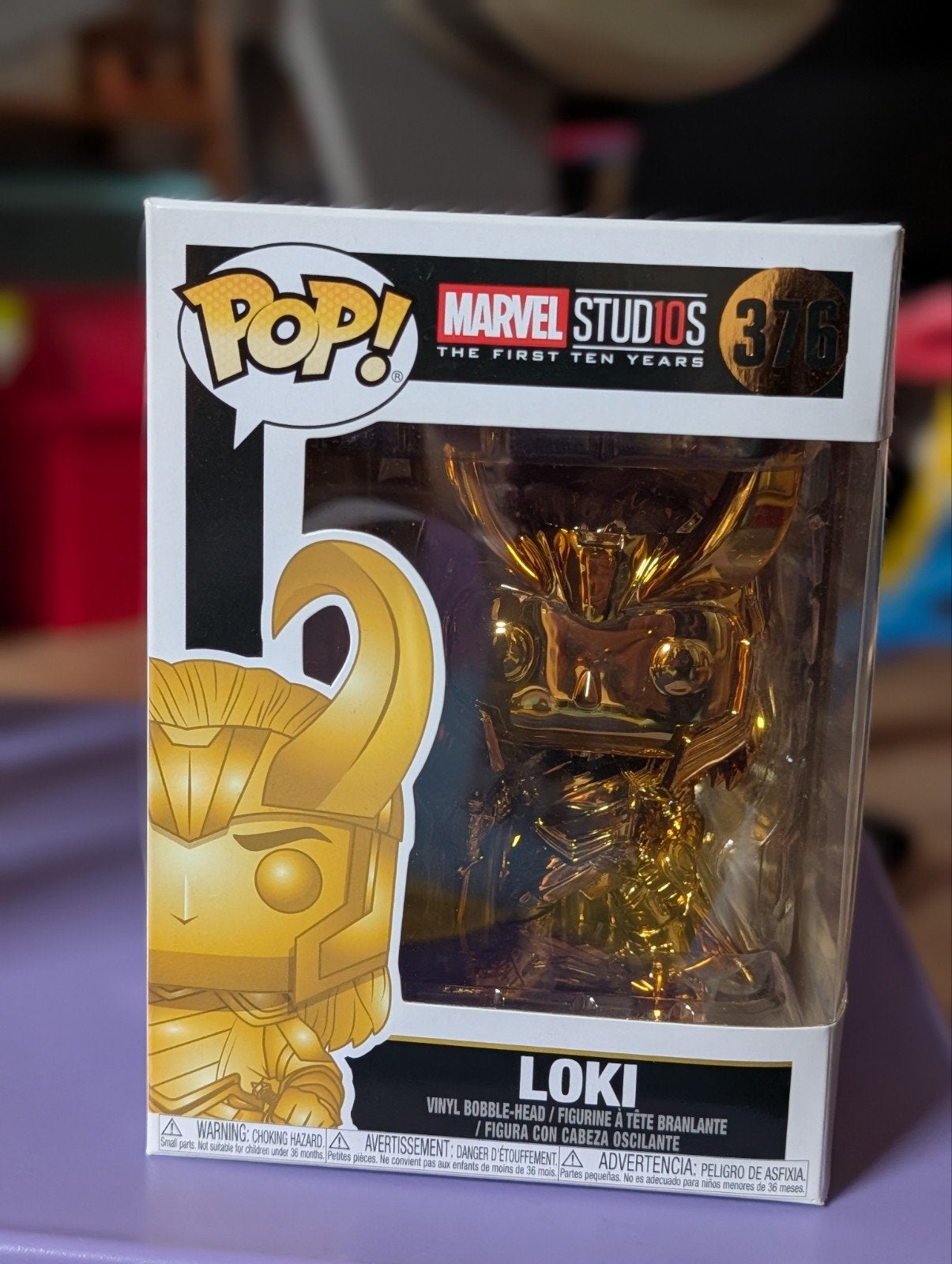 Funko Pop! Marvel Studios - Loki #376 Chrome, Ophalen of Verzenden, Nieuw