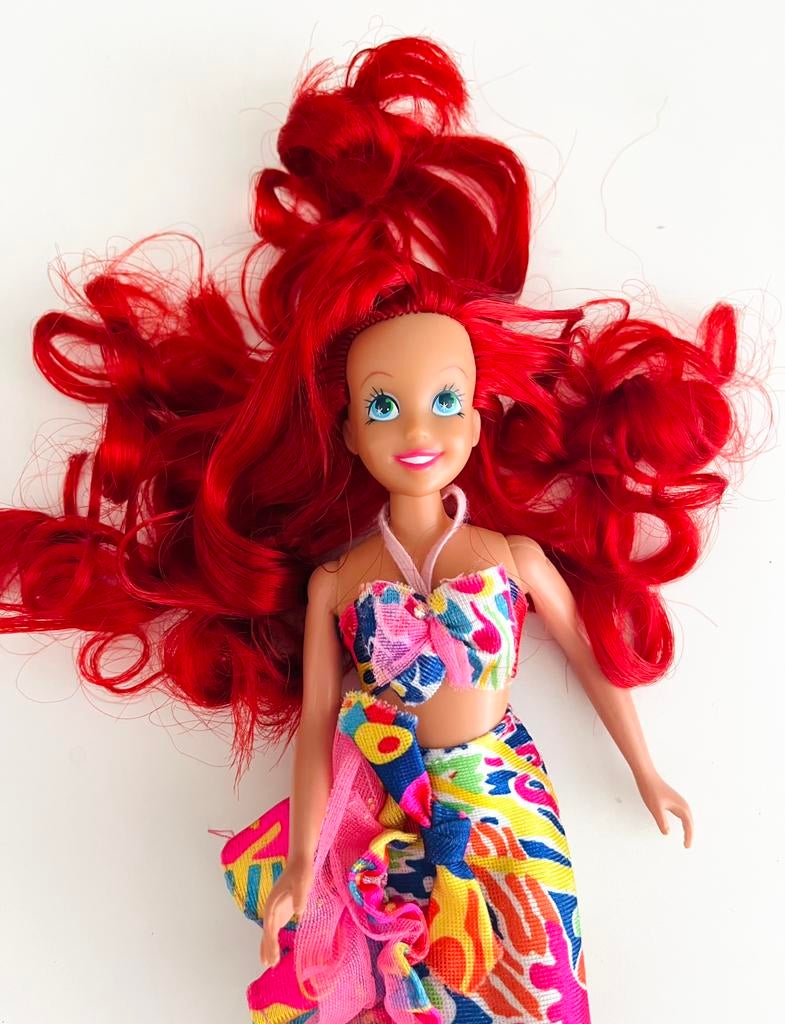 Tyco Disney calypso barbie little mermaid ariel vintage 1993, Ophalen of Verzenden, Zo goed als nieuw, Barbie