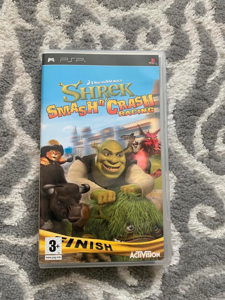 Psp SHREK smash'n crash racing, 1 speler, Racen en Vliegen, Ophalen of Verzenden, Zo goed als nieuw