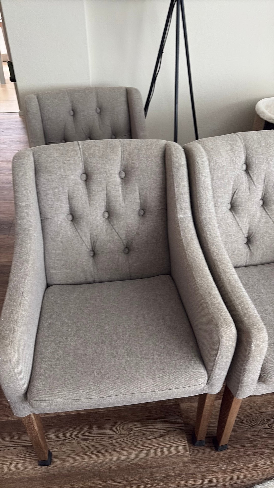 Eetkamerstoelen, Huis en Inrichting, Ophalen, Gebruikt, Overige kleuren, Vier