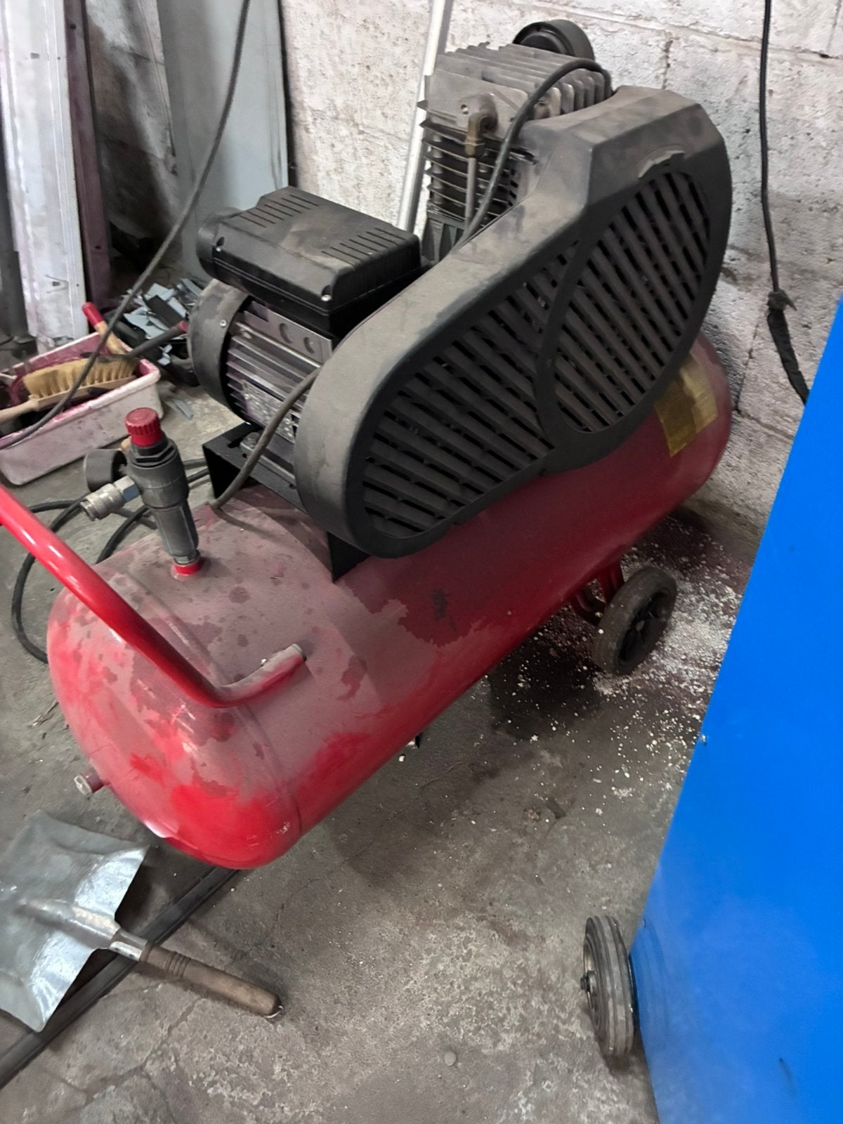 Shamal compressor, Minder dan 25 liter, Ophalen, Zo goed als nieuw, Minder dan 200 liter/min