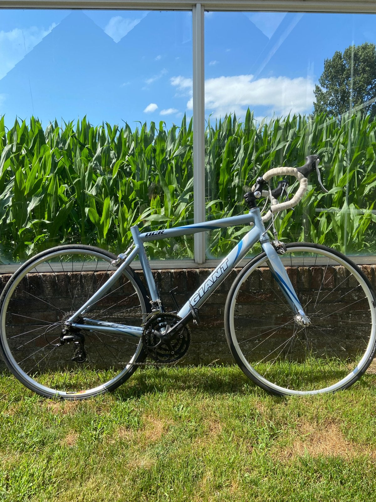 Giant OCR Racefiets - Lichtblauw, Maat M, Fietsen en Brommers, Fietsen | Racefietsen, Ophalen, 28 inch, Gebruikt, Heren