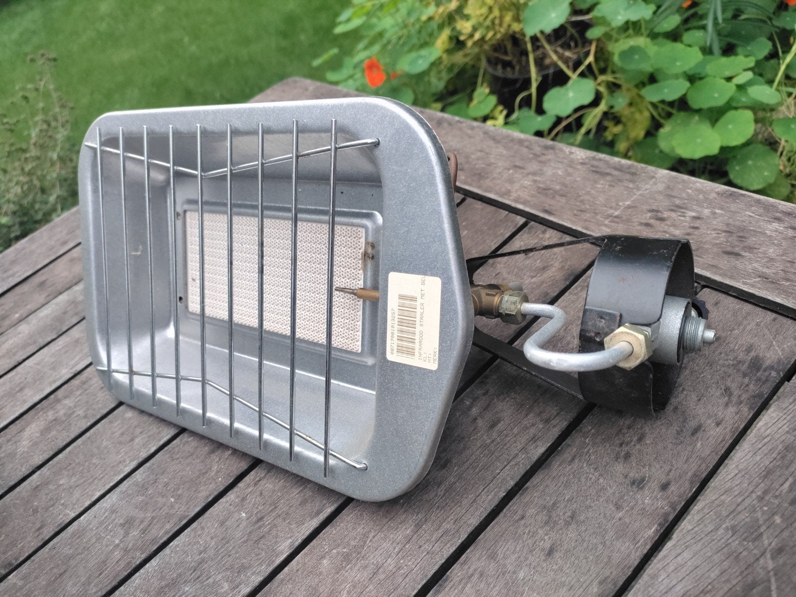 Gas terrasverwarmer - Star 1500, Tuin en Terras, Ophalen of Verzenden, Gebruikt, Gas, Vloer