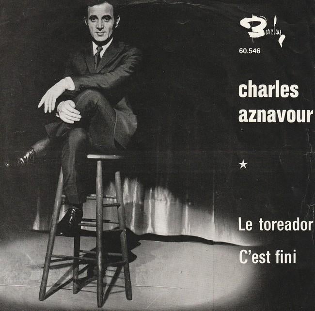 Charles Aznavour - Le Toreador (FR 1964), Cd's en Dvd's, Vinyl Singles, Gebruikt, 7 inch, Single, Ophalen of Verzenden