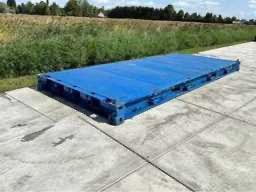 20ft Flat Rack Container ongebruikt 2x, Ophalen