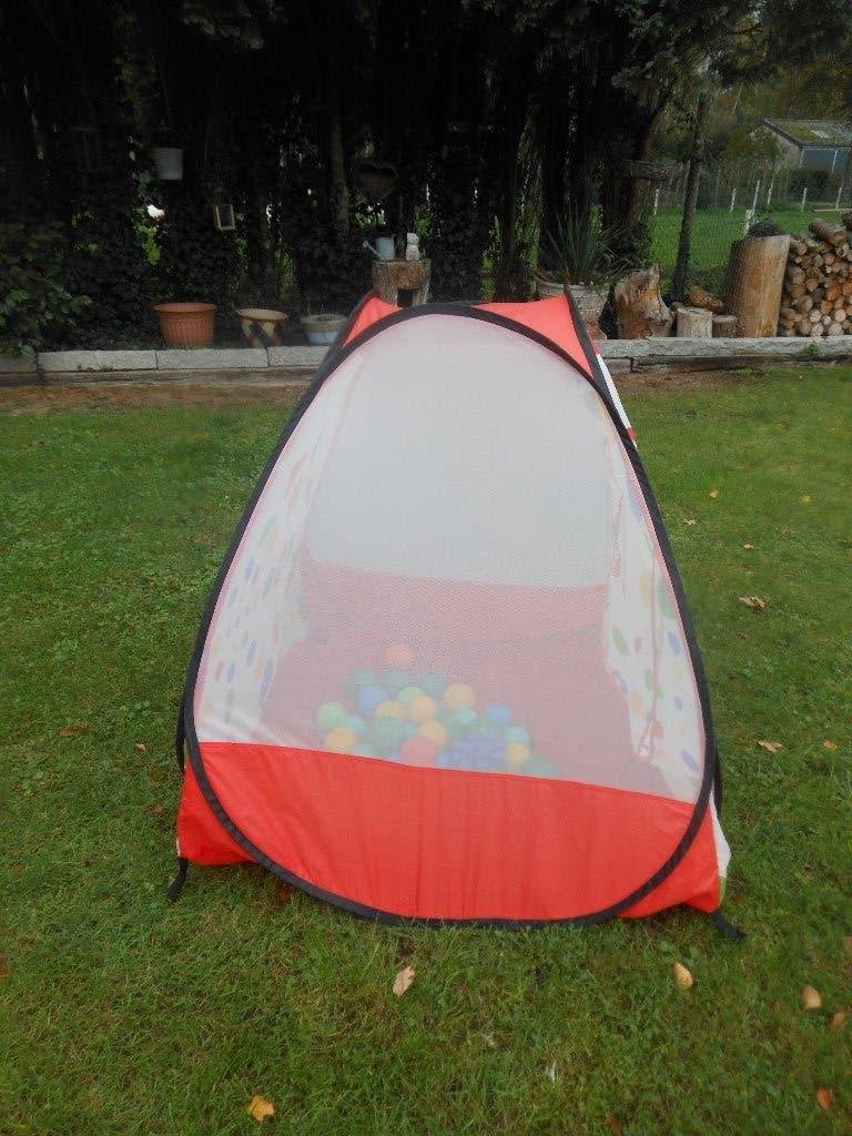 Ballenbak tent met ballen, Ophalen, Gebruikt