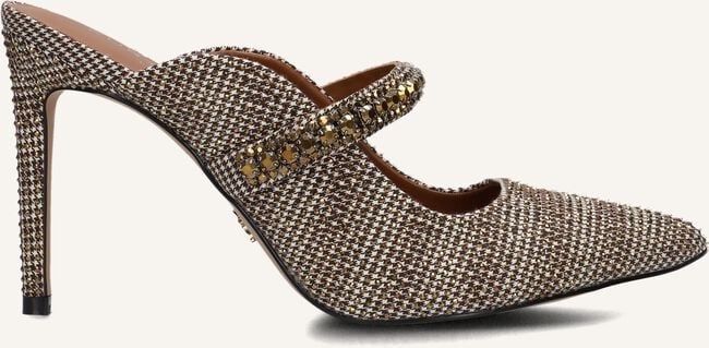 Kurt Geiger London Mullers met hak - Bruin/Goud, Ophalen of Verzenden, Zo goed als nieuw, Bruin, Schoenen met hoge hakken