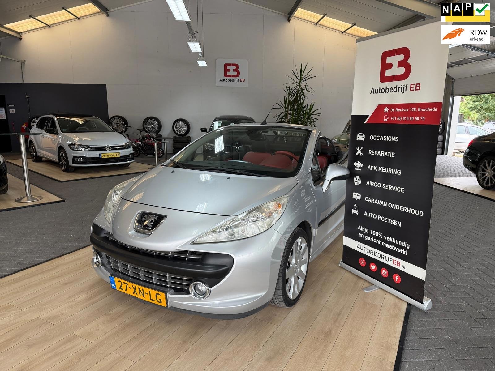 Peugeot 207 CC 1.6-16V T Sport, Voorwielaandrijving, Gebruikt, 4 cilinders, 4 stoelen