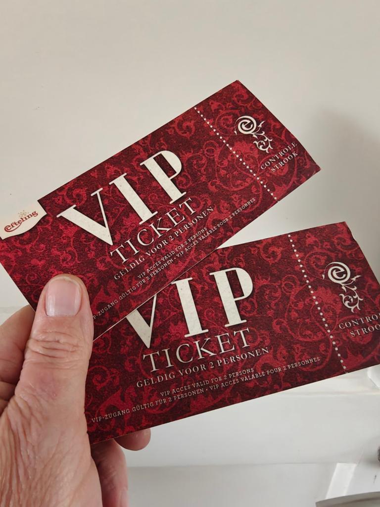 Efteling VIP kaarten, Ophalen of Verzenden, Nieuw, Overige typen