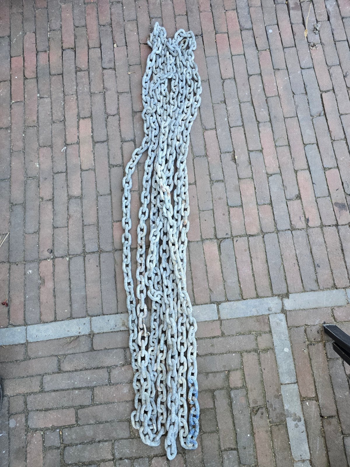 Ankerketting 12m 8mm schakel, Ophalen of Verzenden, Gebruikt, Overige typen
