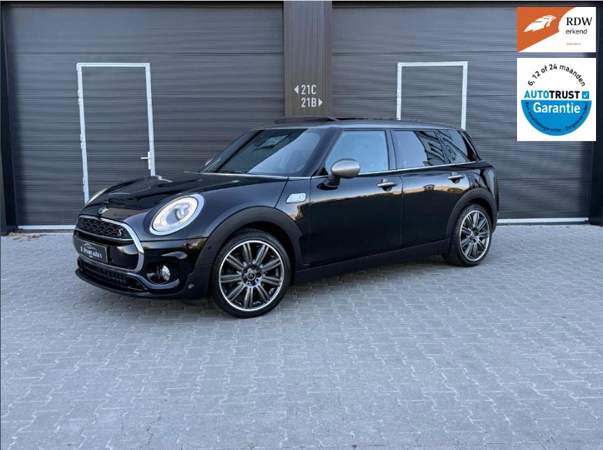 Mini Clubman S 2.0 2017 Pano/NAP!/Leder/harman&kardon/Jcw, Auto's, Mini, Bluetooth, Zwart, Onderhoudsboekje, 17 km/l